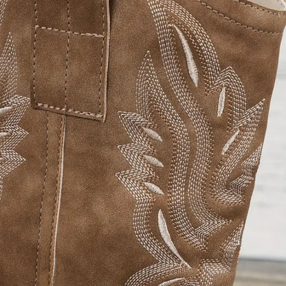 Women’s Comfortable Vintage Chunky-heel Support Boots