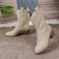 Women’s Comfortable Vintage Chunky-heel Support Boots