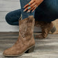 Women’s Comfortable Vintage Chunky-heel Support Boots