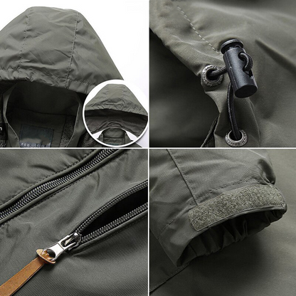 🔥hot sale－70％🔥Climbing Field Jacket Men's Windproof Outerwear Waterproof Softshell Tactical Jacket Coat