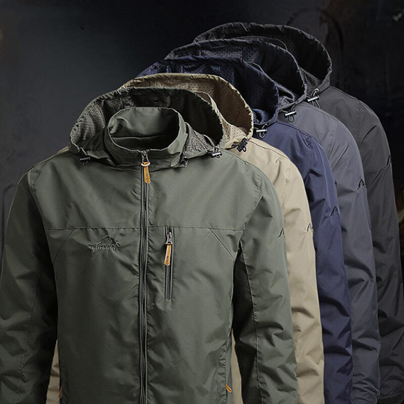 🔥hot sale－70％🔥Climbing Field Jacket Men's Windproof Outerwear Waterproof Softshell Tactical Jacket Coat
