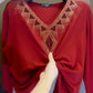 2024 High quality winter velvet long sleeve t-shirt with rhinestones, warm and fashionable