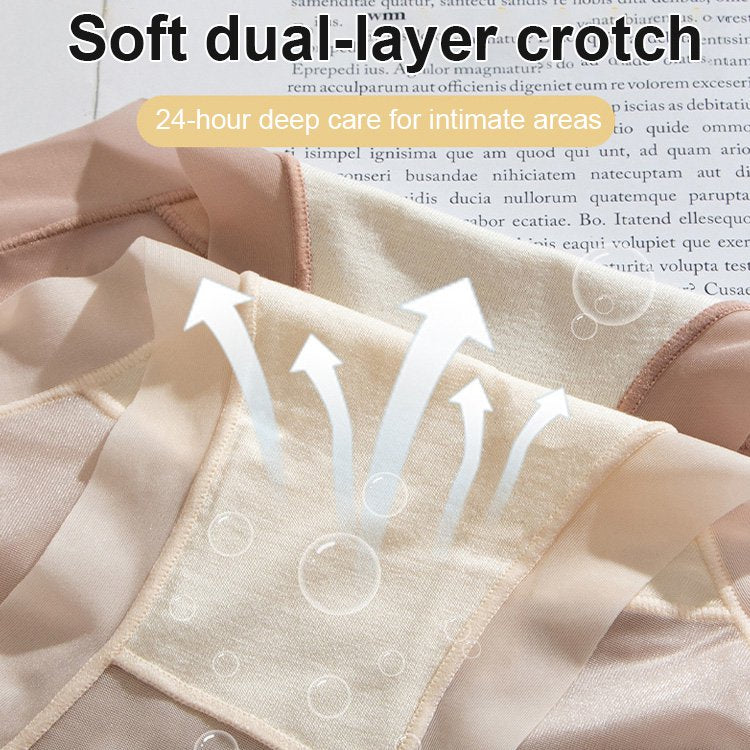 Ultra-Thin Ice Silk Cool Seamless Panties For Women【BUY 5 GET 3 FREE】