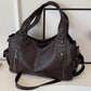 Punk Style Studded Embellished Tote Bag