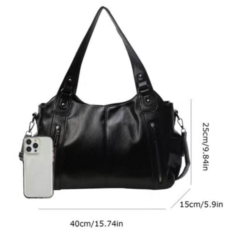 Punk Style Studded Embellished Tote Bag