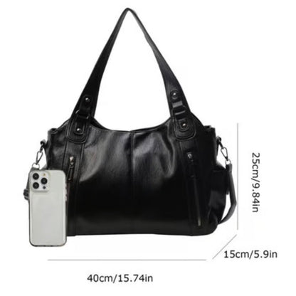 Punk Style Studded Embellished Tote Bag