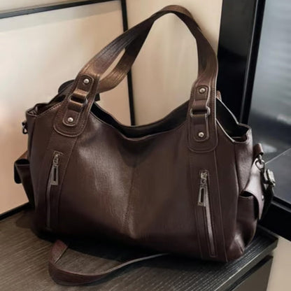 Punk Style Studded Embellished Tote Bag