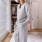 Women's fashion casual suit (top + pants)