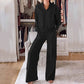 Women's fashion casual suit (top + pants)