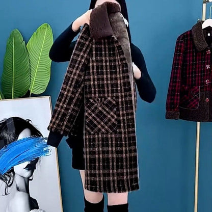 Women's Plush Thick Mid Length Jacket Coat💖FREE SHIPPING