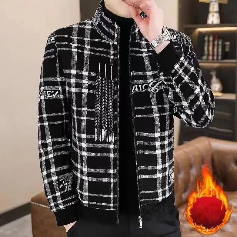 🍂Today Specials🍂 Men’s Stylish Padded Thick Tweed Jacket