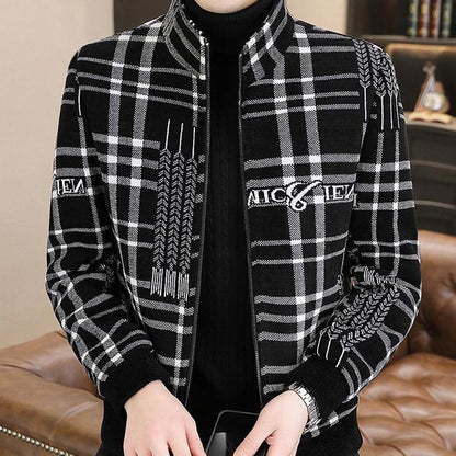 🍂Today Specials🍂 Men’s Stylish Padded Thick Tweed Jacket