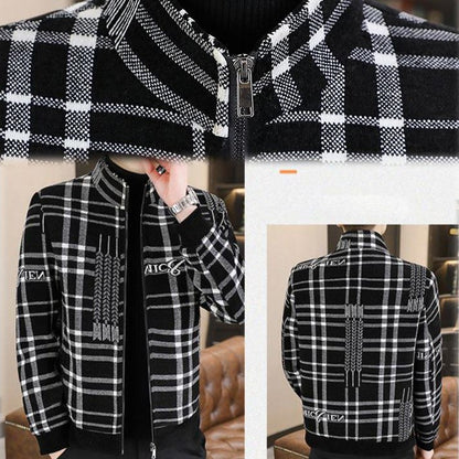 🍂Today Specials🍂 Men’s Stylish Padded Thick Tweed Jacket