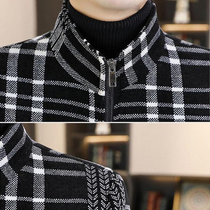 🍂Today Specials🍂 Men’s Stylish Padded Thick Tweed Jacket