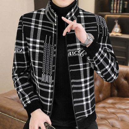 🍂Today Specials🍂 Men’s Stylish Padded Thick Tweed Jacket