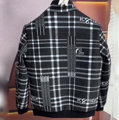 🍂Today Specials🍂 Men’s Stylish Padded Thick Tweed Jacket