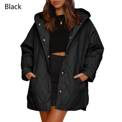 🌸Autumn sale🌸Limited time 50% DISCOUNT💕Women's Winter Trendy Lightweight Hooded Quilted Jacket