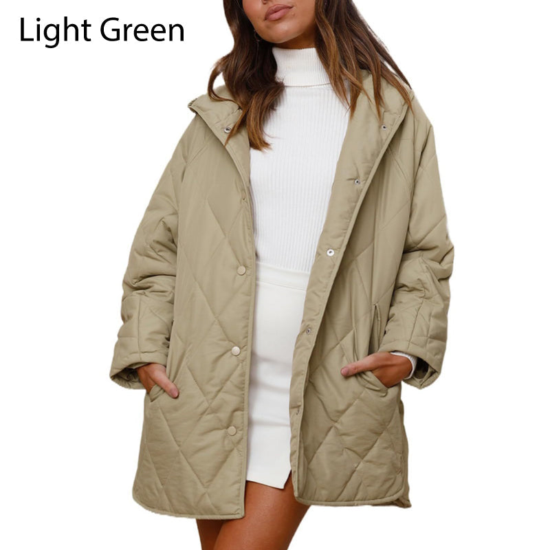 🌸Autumn sale🌸Limited time 50% DISCOUNT💕Women's Winter Trendy Lightweight Hooded Quilted Jacket