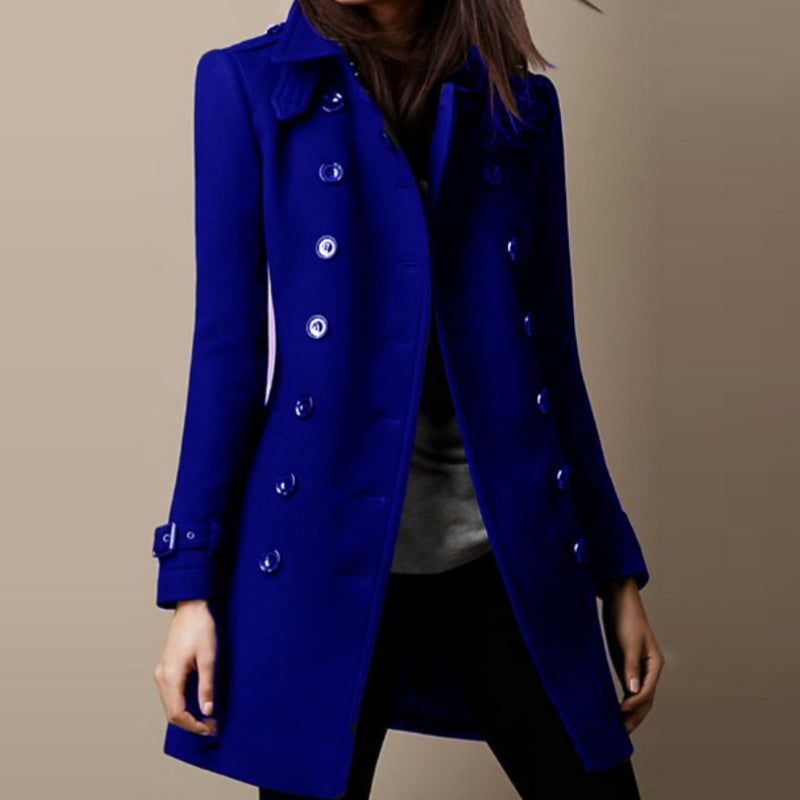 Women's Lapel Double Breasted Mid-Length Coats🌺FREE SHIPPING