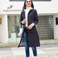 Women's Long Casual Splash-proof Hooded Windbreaker Jacket【FREE SHIPPING】