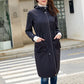 Women's Long Casual Splash-proof Hooded Windbreaker Jacket【FREE SHIPPING】