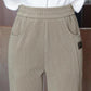 🔥Limited time offer🔥Women's high waist warm faux fleece lined trousers