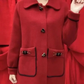 Women's Warm Mid-Length Coat with Pockets