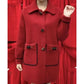 Women's Warm Mid-Length Coat with Pockets