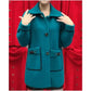 Women's Warm Mid-Length Coat with Pockets