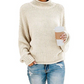 Hot Sale - Loose Solid Color Large Size Turtleneck Sweater