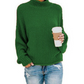 Hot Sale - Loose Solid Color Large Size Turtleneck Sweater