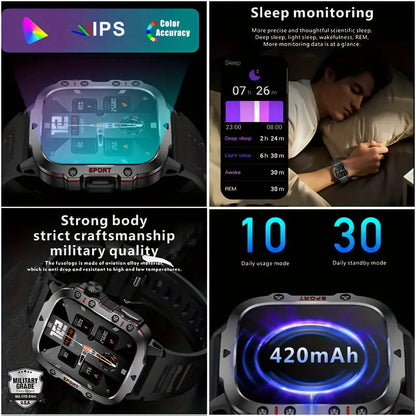 📣FREE SHIPPING💧Waterproofing Ultimate Outdoor Companion⌚ Rugged Outdoor Smart Watch - 100+ Sports Modes