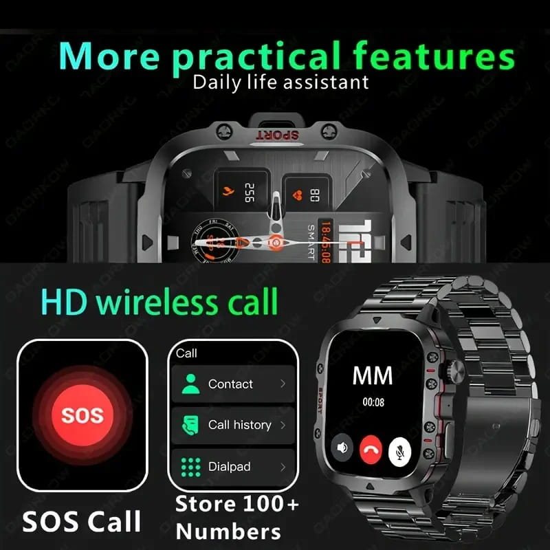 📣FREE SHIPPING💧Waterproofing Ultimate Outdoor Companion⌚ Rugged Outdoor Smart Watch - 100+ Sports Modes
