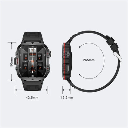 📣FREE SHIPPING💧Waterproofing Ultimate Outdoor Companion⌚ Rugged Outdoor Smart Watch - 100+ Sports Modes