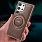 Magnetic PU Leather Case With 360° Rotating Bracket for Galaxy S23-24 Series