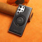Magnetic PU Leather Case With 360° Rotating Bracket for Galaxy S23-24 Series
