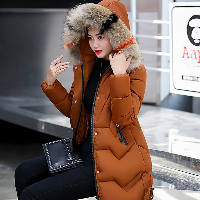 ✨Winter Offer💖Women's Winter Puffer Coat with Faux Fur Hood【FREE SHIPPING】