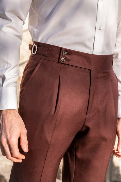 ✨Men's Solid Color Straight Casual Trousers