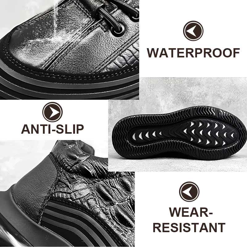 🌲🎁Men’s Luxury Crocodile Print Air Cushion Sneakers