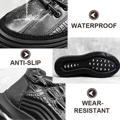 🌲🎁Men’s Luxury Crocodile Print Air Cushion Sneakers