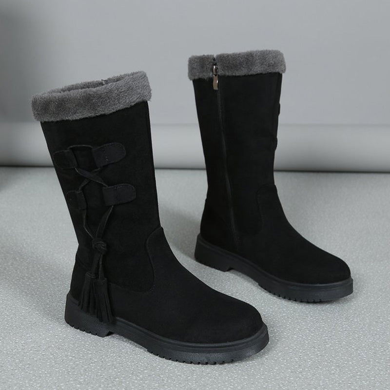👢Women's Warm Mid-Calf Boots with Side Zipper