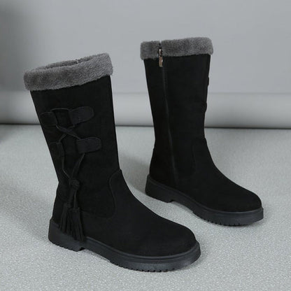 👢Women's Warm Mid-Calf Boots with Side Zipper