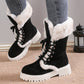 🎅Christmas promotion 49% OFF🎄Women's Cotton Mid-Calf Plush Lined Snow Boots【FREE SHIPPING】
