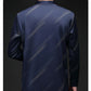 Men's Warm Striped Shirt with Comfort Fit