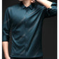 Men's Warm Striped Shirt with Comfort Fit