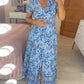 💃🔥 Print-cozy v-neck long-dress