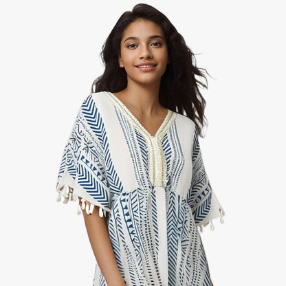 🏖️ Meet Summer-50% OFF👗Ethnic Style Casual Printed Dress