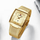 🔥2025 Hot Sale-Free Shipping🔥Men’s Ultra-thin Square Mesh Belt Quartz Watch