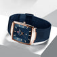 🔥2025 Hot Sale-Free Shipping🔥Men’s Ultra-thin Square Mesh Belt Quartz Watch