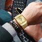 🔥2025 Hot Sale-Free Shipping🔥Men’s Ultra-thin Square Mesh Belt Quartz Watch
